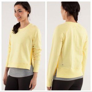 LULULEMON Rejuvenate Pullover Sweatshirt Yellow